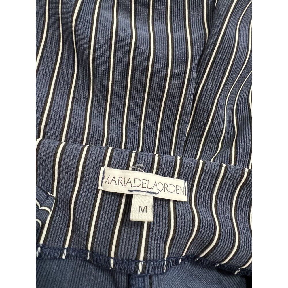 Maria De La Orden Mushroom Jumpsuit in Blue Stripe - Picture 5 of 5